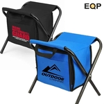 Portable Insulated Folding Cooler Stool, Holds 225lbs