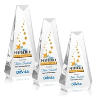 The Optical Crystal Carmel VividPrint™ Award is a substantial freestanding...