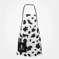 Single Pocket Cow Print Apron