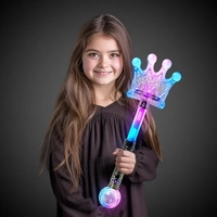 LED wand with a clear plastic crown and prism ball.... from ASI 42016...