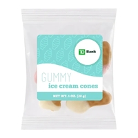 1oz bag of gummy ice cream cones.... from ASI 71685 Midnite Snax®