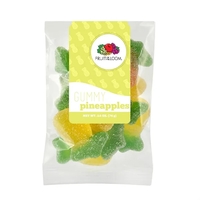 3.6oz bag of gummy pineapples.... from ASI 71685 Midnite Snax®