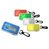 Clip on strobe light / flashlight with a swivel carabiner... from ASI 41511...