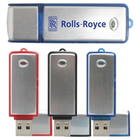 Plastic and aluminum USB flash drive.... from ASI 62124 iClick, Inc. / iClick®