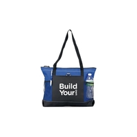 Zippered Tote with Pockets