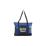 Zippered Tote with Pockets