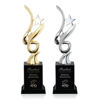 Lorita Star Award - Gold/Black 12.5"... from ASI 84592 St Regis Group / St Regis