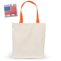 Natural canvas mini me gusset tote bag.... from ASI 66230 Landes Inc
