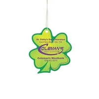 Shamrock-shaped air freshener with a string and bag.... from ASI 98360...