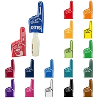 Foam hand, 7.5" with a 2 finger slot for understated fun.... from ASI 54886...