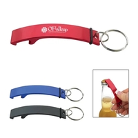 Curve Aluminum Bottle Opener. Curved Bottle Opener with Split Ring. ... from...