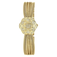 Women's Gold Mesh Bracelet Watch