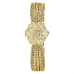Women's Gold Mesh Bracelet Watch