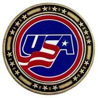 1.75 " 3D Raised 4 CP Enamel Rope & Star Border