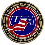 1.75 " 3D Raised 4 CP Enamel Rope & Star Border