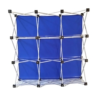 NEW Table Top Grid Banner w/Shelves 49"x49"