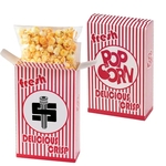 Closed Top Popcorn Box - Cheddar Popcorn