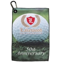 Premium sublimated waffle golf towel... from ASI 73520 Neet Feet / Kanata Towels