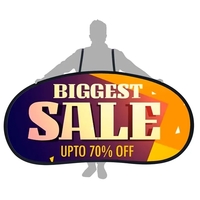 Personal/Wearable Pop Out Banner w/full-color, full coverage dye-sublimation...