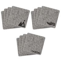 Set of four, 4" x 4" coasters with customization.... from ASI 88060 Snugz/USA...
