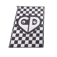 Full color waffle golf towel with carabiner plus full color digital... from...