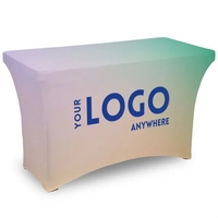 4' Fitted, 4-Sided Contour Table Cover