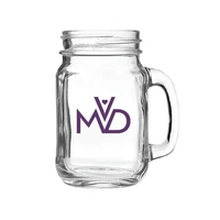 16 oz. Handled Mason... from ASI 36705 Archer's Decorative Glass Corp /...