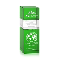 The Optical Crystal Tofino Stacker Award features a unique stackable...