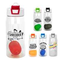 Two Tone Pop Up 25 oz. Recycled Bottle with Floating Infuser... from ASI...