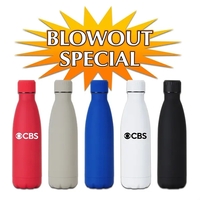 17 ounce vacuum bottle features double wall coper plated insulation.... from...