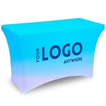 Zipper Back - 4' Fitted, 4 Sided Contour Stretch Table Cover