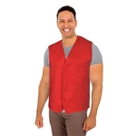 Button Down Vest w/ Chest Pocket
