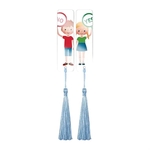 Transparent Acrylic Bookmark With Tassel