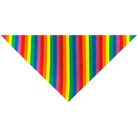 22" x 22" x 29" rainbow pride themed pet triangle bandannas... from ASI 44020...
