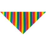 Rainbow Pride Stripes Pet Triangle 22"x22"x29" - Imported