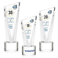 The magnificently angular design of the Plymouth VividPrint™ Award features...