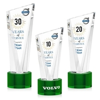 The magnificently angular design of the Plymouth VividPrint™ Award features...