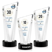 The magnificently angular design of the Plymouth VividPrint™ Award features...