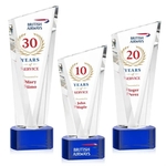 Plymouth VividPrint™ Award on Paragon Base - Blue