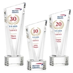 Plymouth VividPrint™ Award on Paragon Base - Clear