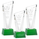 Plymouth Award on Robson Base - Green