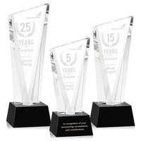 The Optical Crystal Plymouth Award features a beautiful slanted top and......