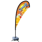 8-ft. Tear Drop Flag Kit / Single Side