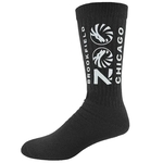 Medium Weight Crew Length Work Socks with Oversized DTF