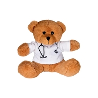7" doctor or nurse plush bear toy that's safety tested to... from ASI 79530...