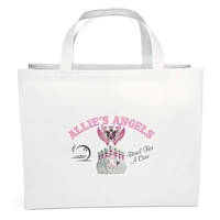 Non woven budget tote with heat-sealed handles.... from ASI 37940 Bag Makers Inc