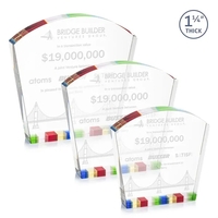 Celebrate achievements with our stunning **1 1/4" thick** freestanding Topeka...