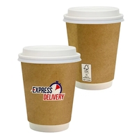 12 oz Full Color Dusky Paper Cup With Lid... from ASI 30208 A P Specialties /...