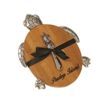 Acacia Tropical Cheese Board Turtle