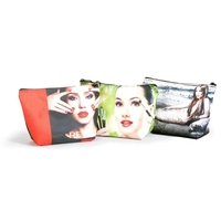 Full color zipper closure makeup pouch.... from ASI 66230 Landes Inc